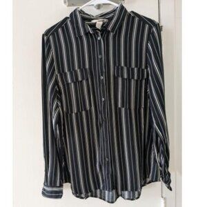 Medium H&M Striped Blouse
